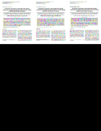 Prevalence and factors associated with healing outcomes of hospital-acquired pressure ulcers among patients with spinal cord injury thumbnail