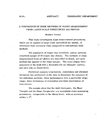 A comparison of some methods of slope measurement from large scale unrectified air photos. thumbnail