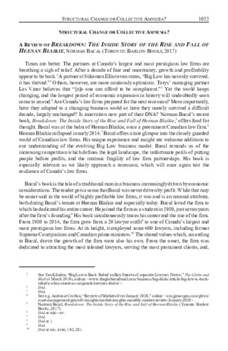 Structural Change or Collective Amnesia? A Review of Breakdown: The Inside Story of the Rise and Fall of Heenan Blaikie thumbnail