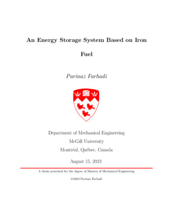 An energy storage system based on iron fuel thumbnail