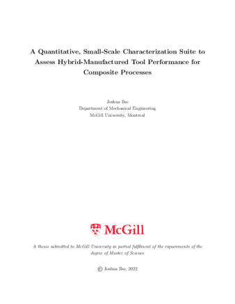 A quantitative small-scale characterization suite to assess hybrid-manufactured tool performance for composite processes thumbnail
