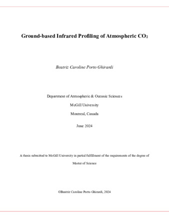 Ground-based infrared profiling of atmospheric CO2 thumbnail