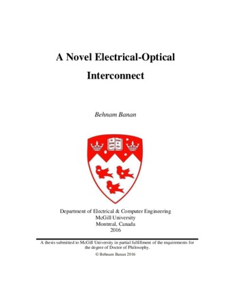 A novel electrical-optical interconnect thumbnail