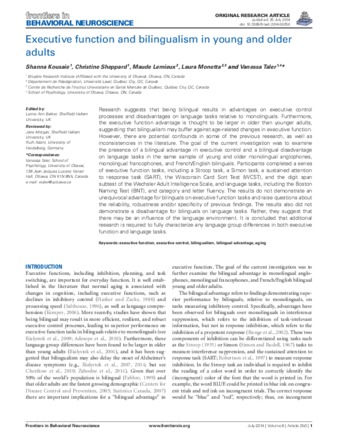 Executive function and bilingualism in young and older adults thumbnail