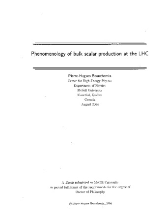 Phenomenology of bulk scalar production at the LHC thumbnail