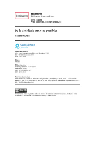 De la vie idéale aux vies possibles thumbnail