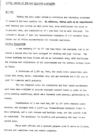 Annual report of the Gas Dynamics Laboratory thumbnail