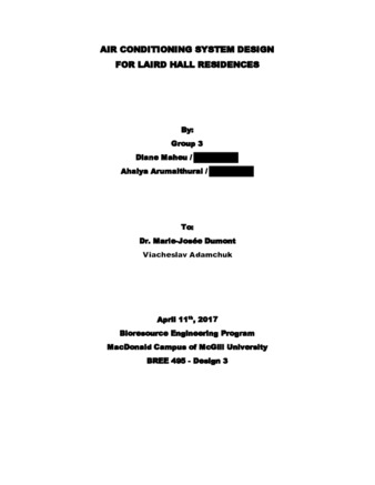 Air conditioning system design for Laird Hall Residences thumbnail