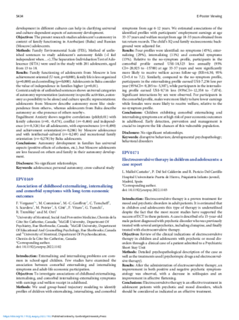 Association of childhood externalizing, internalizing and comorbid symptoms with long-term economic outcomes thumbnail