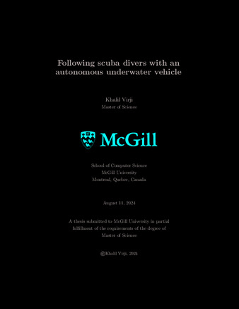Following scuba divers with an autonomous underwater vehicle thumbnail