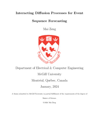 Interacting diffusion processes for event sequence forecasting thumbnail