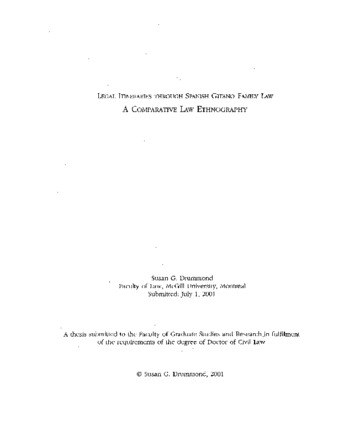 Legal itineraries through Spanish Gitano family law : a comparative law ethnography thumbnail