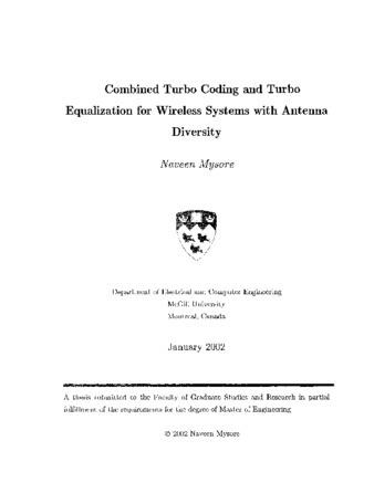 Combined turbo coding and turbo equalization for wireless systems with antenna diversity thumbnail