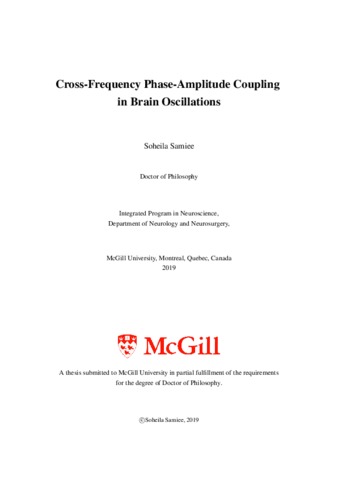 Cross-frequency phase-amplitude coupling in brain oscillations thumbnail