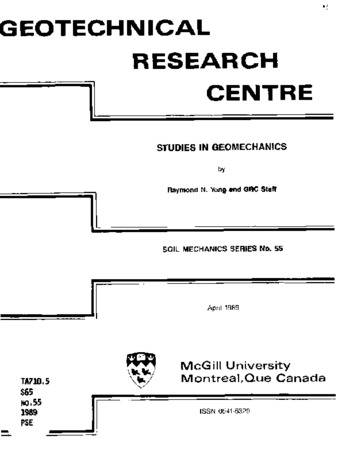 Studies in geomechanics thumbnail