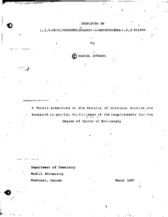 Chemistry of 1,3,5-tris (trimethylsiloxy) -1-methoxyhexa-1,3,5-triene thumbnail