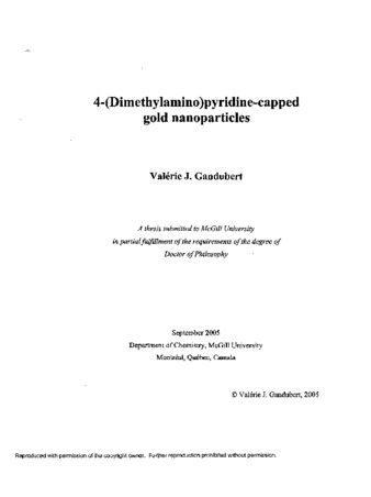 4-(Dimethylamino)pyridine-capped gold nanoparticles thumbnail