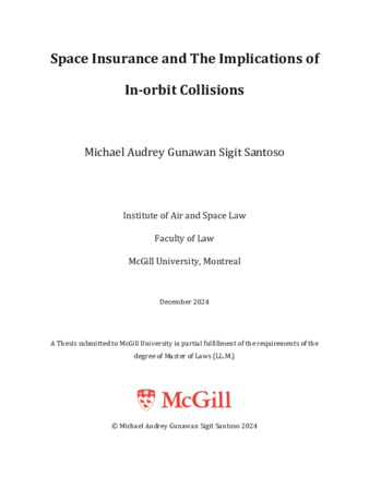Space Insurance and The Implications of In-orbit Collisions thumbnail