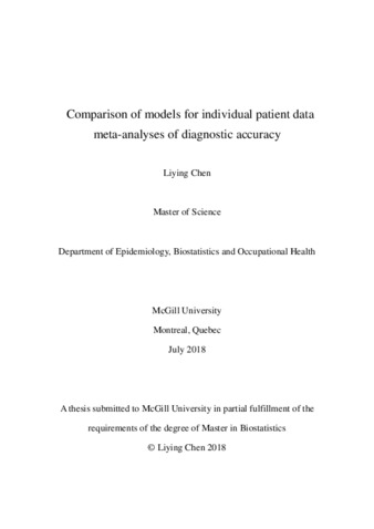 Comparison of models for individual patient data meta-analyses of diagnostic accuracy thumbnail