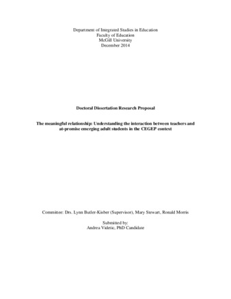 research proposal university of mcgill