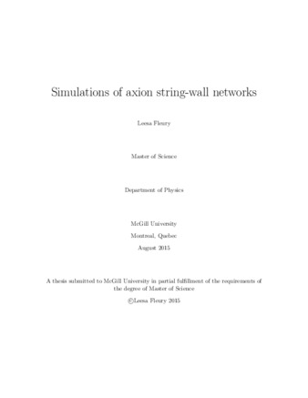 Simulations of axion string-wall networks thumbnail