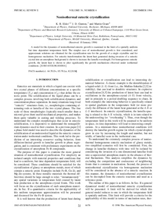 Nonisothermal eutectic crystallization thumbnail