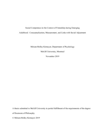 Social competence examples image