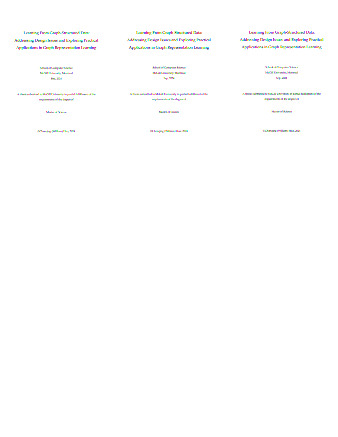 From social networks to biological graphs: Addressing design issues and exploring practical applications in graph representation learning thumbnail