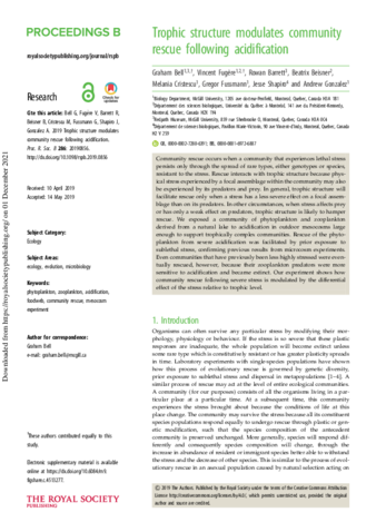 Trophic structure modulates community rescue following acidification thumbnail