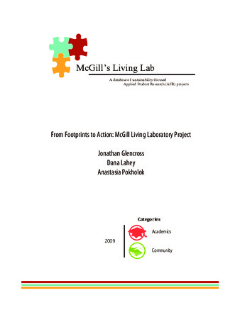From Footprints to Action: McGill Living Laboratory Project thumbnail