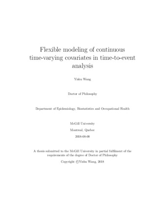 Flexible modeling of continuous time-varying covariates in time-to-event analysis thumbnail