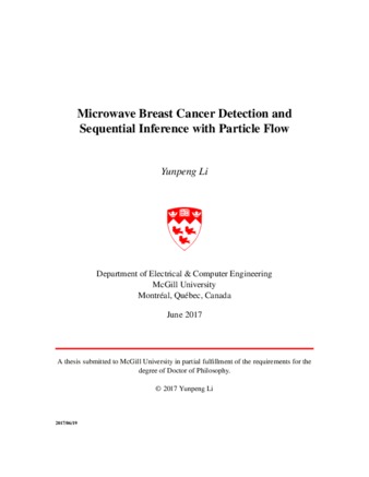 Microwave breast Cancer detection and sequential inference with particle flow thumbnail