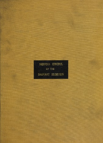 The nervous control of the salivary secretion. thumbnail