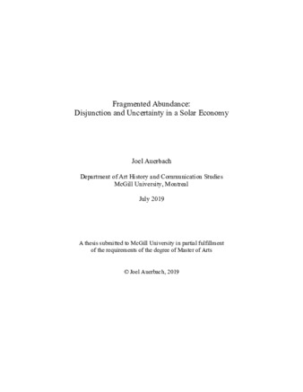 Fragmented abundance: disjunction and uncertainty in a solar economy thumbnail