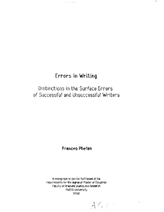 Errors in writing thumbnail