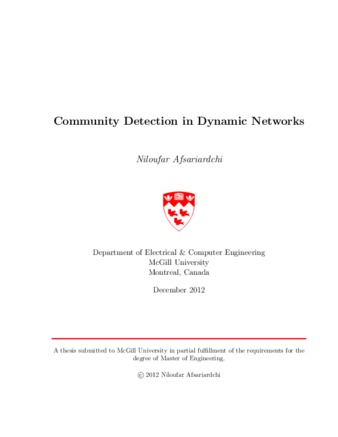 Community detection in dynamic networks thumbnail