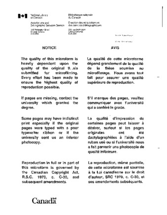 Vesicular-arbuscular mycorrhizae and base cation fertilization in sugar maple (Acer saccharum marsh L.) thumbnail