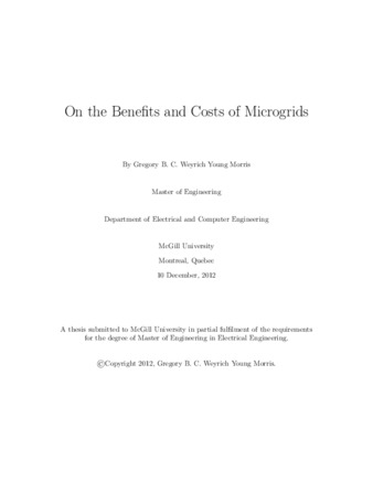 thesis about benefits