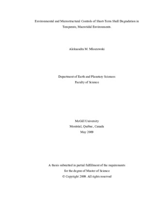 Environmental and microstructural controls of short-term shell degradation in temperate, macrotidal environments thumbnail