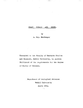 Chazy corals and reefs. thumbnail