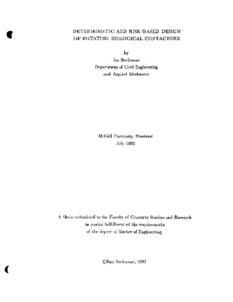 Deterministic and risk-based design of rotating biological contactors thumbnail