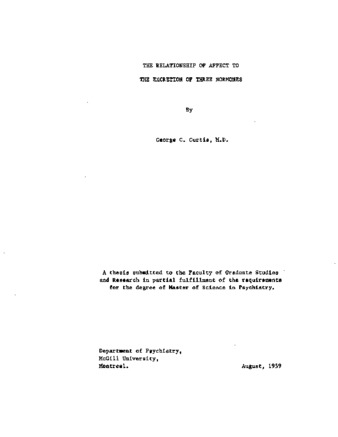 The relationship of affect to the excretion of three hormones. thumbnail