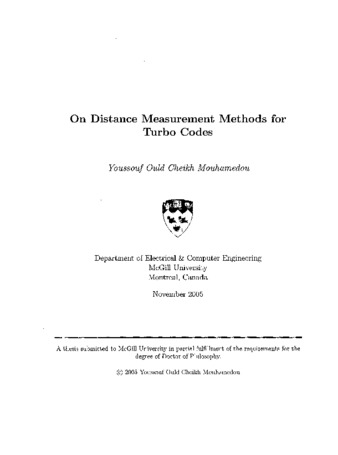 On distance measurement methods for turbo codes thumbnail