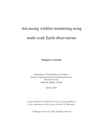 Advancing wildfire monitoring using multi-scale Earth observations thumbnail