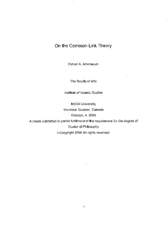 On the common-link theory thumbnail