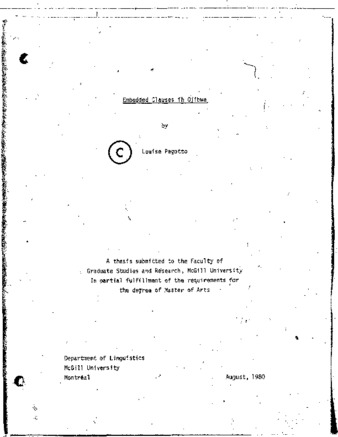 Embedded clauses in Ojibwa thumbnail