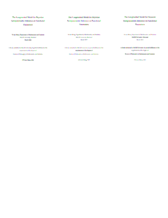 The theta-augmented model for bayesian semiparametric inference on functional parameters thumbnail
