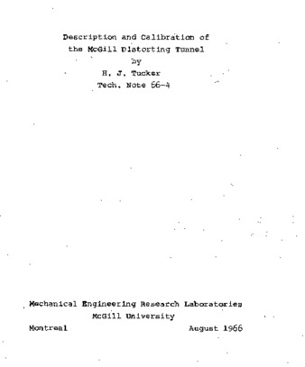 Description and calibration of the McGill distorting tunnel thumbnail