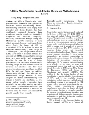 Additive manufacturing-enabled design theory and methodology: a critical review thumbnail