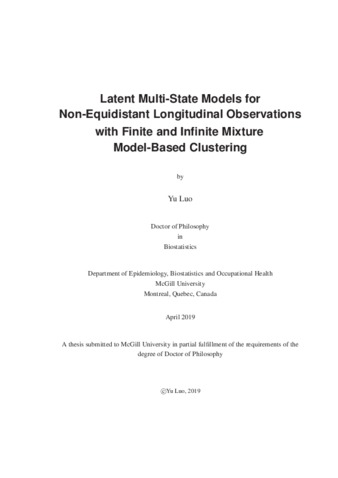 Latent multi-state models for non-equidistant longitudinal observations with finite and infinite mixture model-based clustering thumbnail